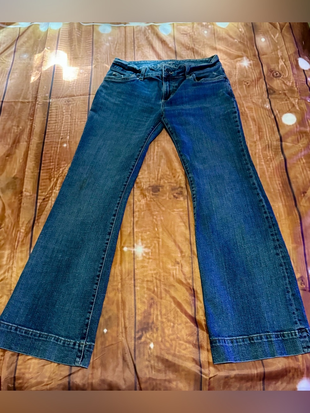 Wrangler Women's Dark Blue flare Jeans